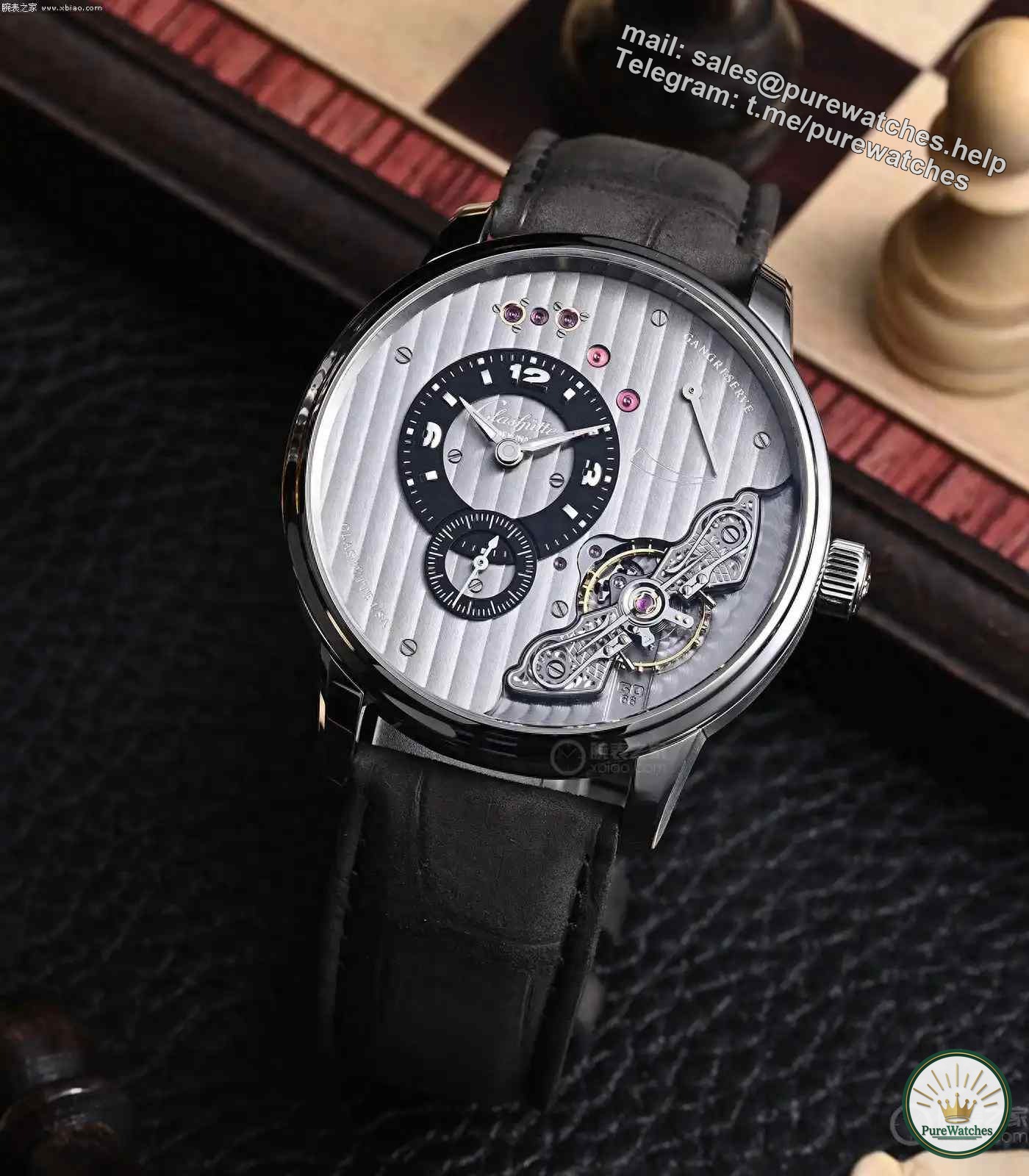 A must-see if you have a budget of 00,000! In-depth review of Glashütte Original Double Gooseneck Watch: This movement is too beautiful to be powerful!