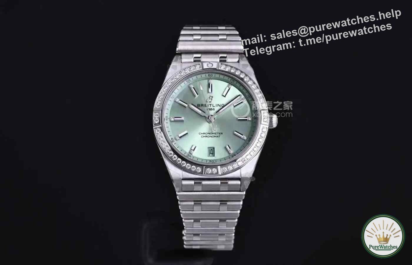 What to buy with a budget of 70,000? Breitling Mint Green Women’s Watch Review: This diamond bezel is so stunning!