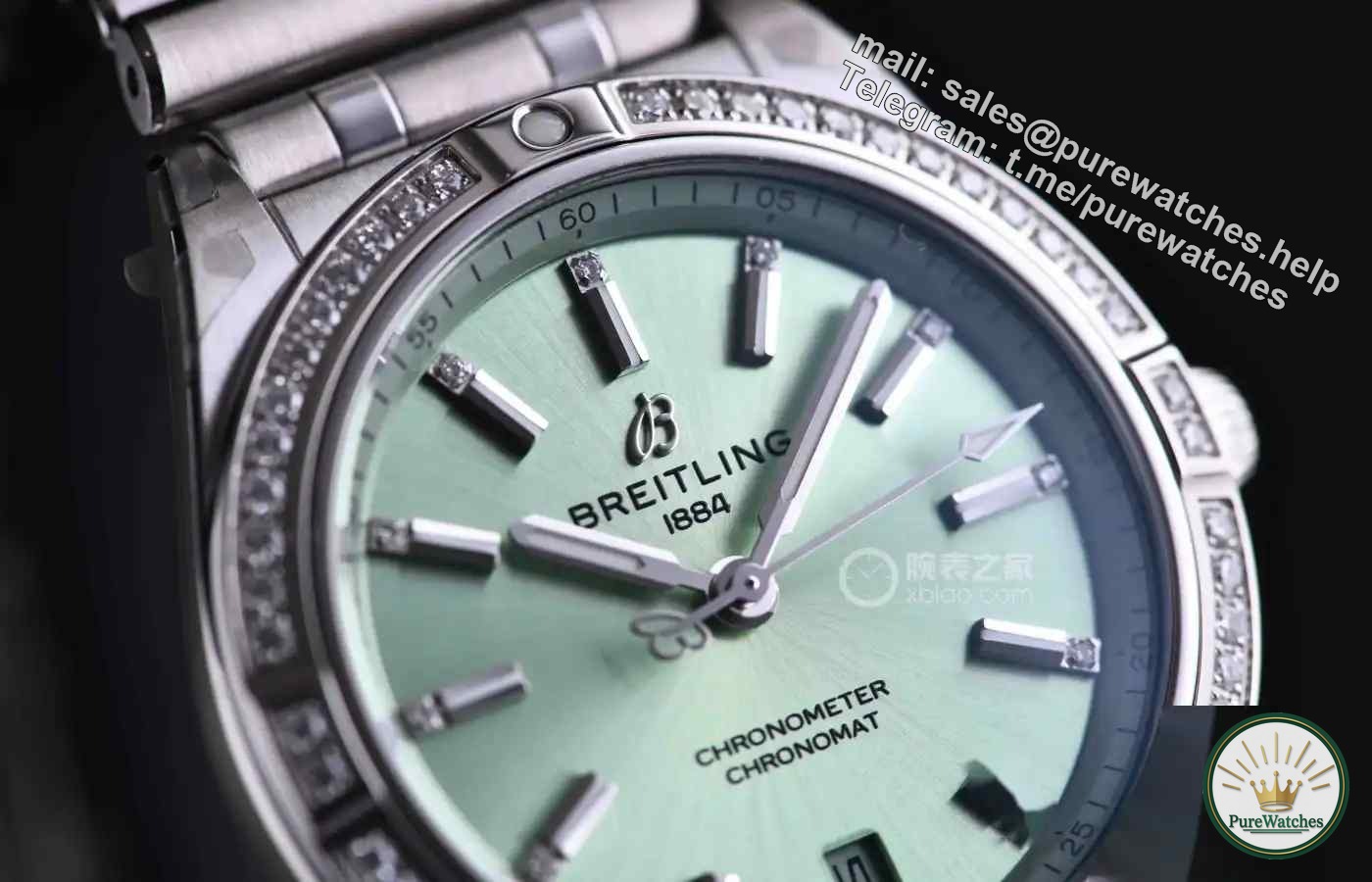What to buy with a budget of 70,000? Breitling Mint Green Women’s Watch Review: This diamond bezel is so stunning!