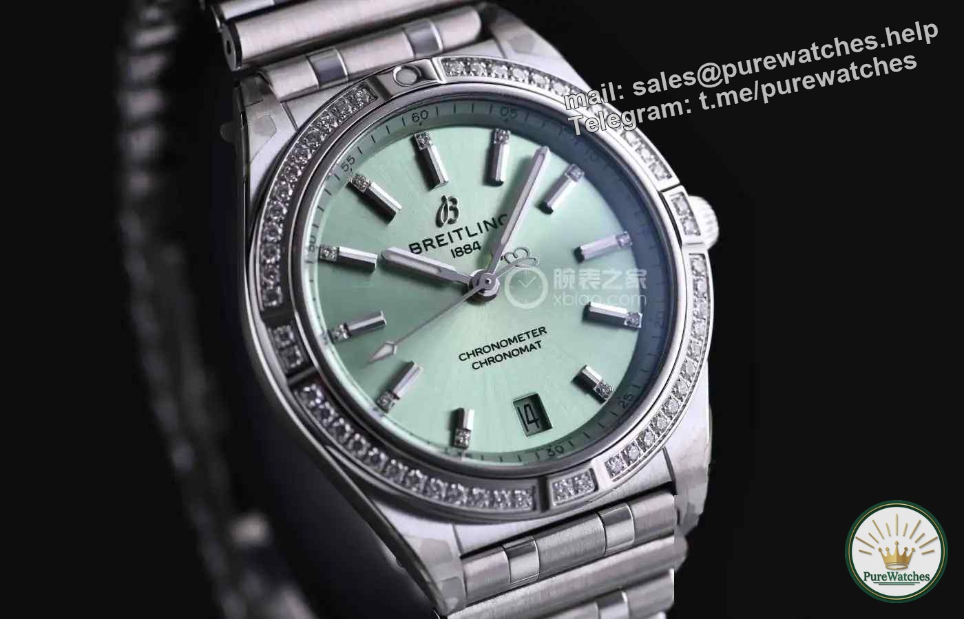 What to buy with a budget of 70,000? Breitling Mint Green Women’s Watch Review: This diamond bezel is so stunning!
