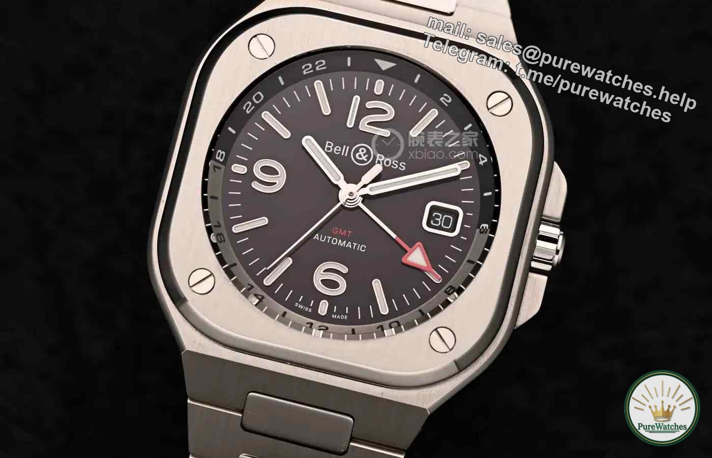A must-have for business travel! Bell & Ross BR05-GMT dual time zone watch in-depth review: This red needle is so eye-catching!