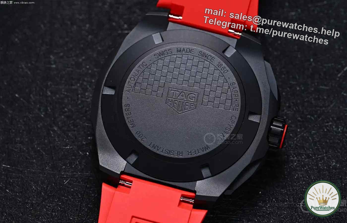 The same model as Red Bull Racing! TAG Heuer F1 Black and Red Chronograph Review: A mechanical beast full of racing genes