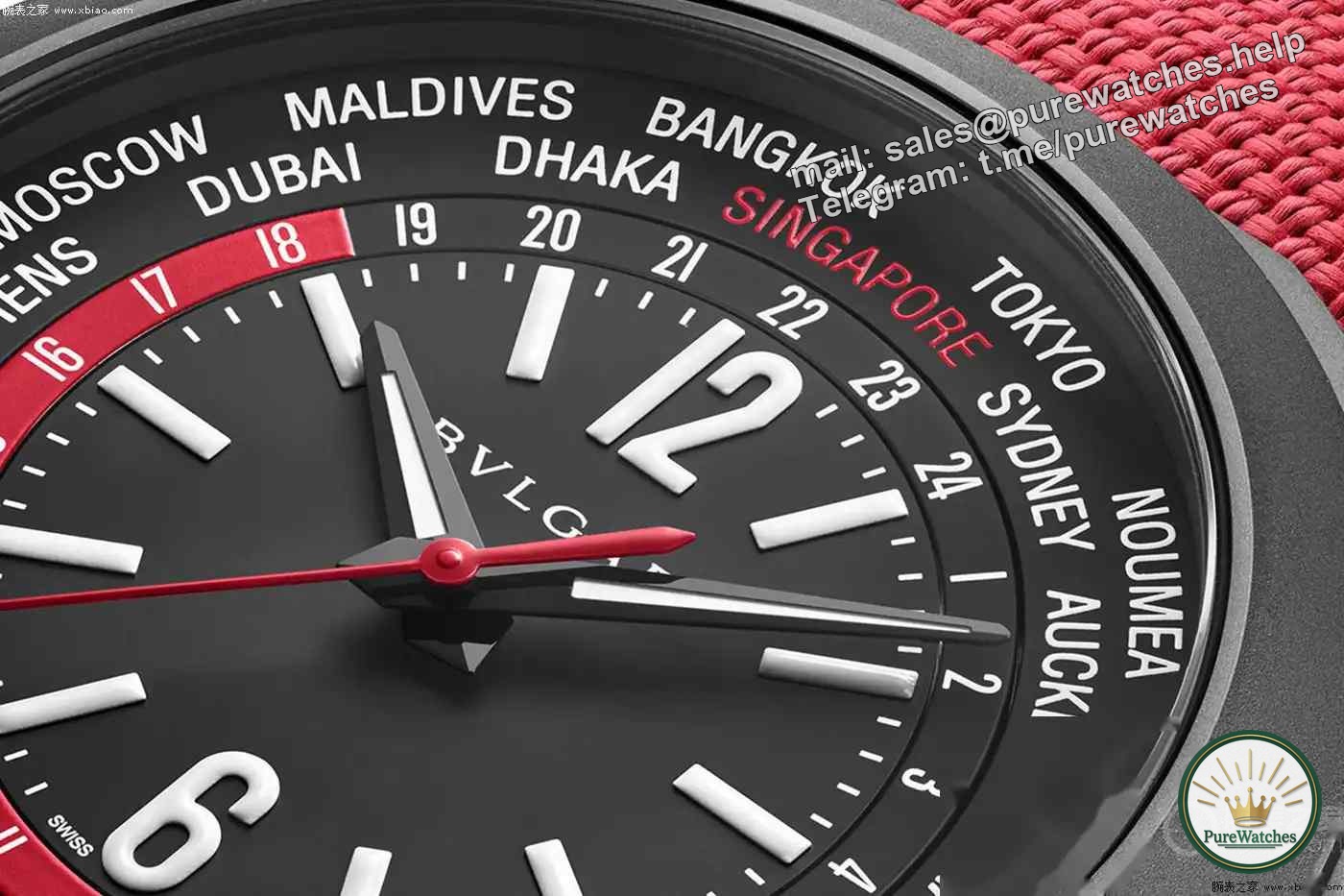 Bvlgari Octo Roma Singapore Limited Edition is launched! A rare collection of 60 pieces, the red and white flag design explodes the bezel!