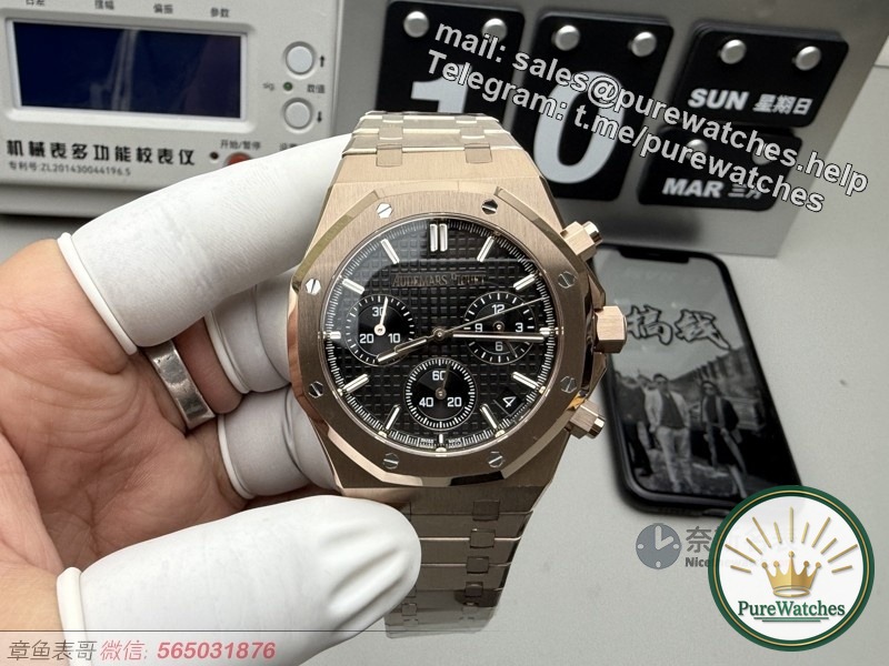 The new king of replica watches! APS factory 26240 flyback timing test, 70 hours of power shocked the master!