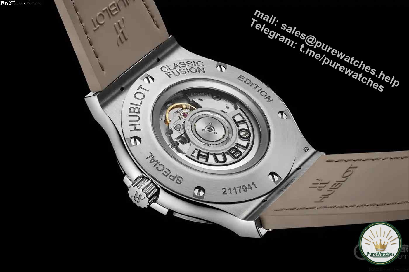 Exclusively available online! Hublot’s new gray-brown watch, lightweight titanium + mixed strap, fashion icons are eyeing it!