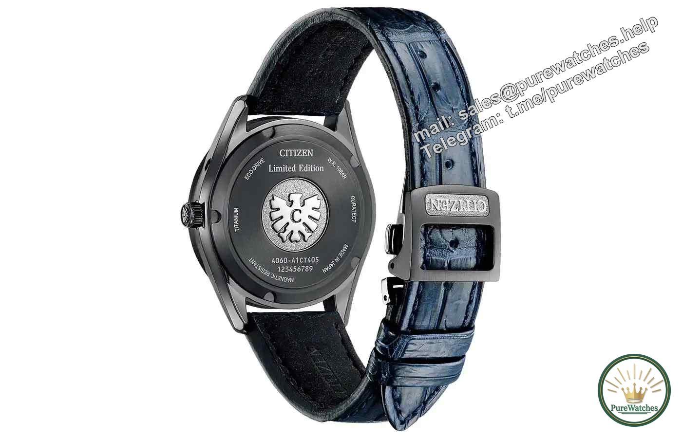 Globally limited edition! Citizen Shubot titanium light kinetic energy watch is coming, each dial is unique!