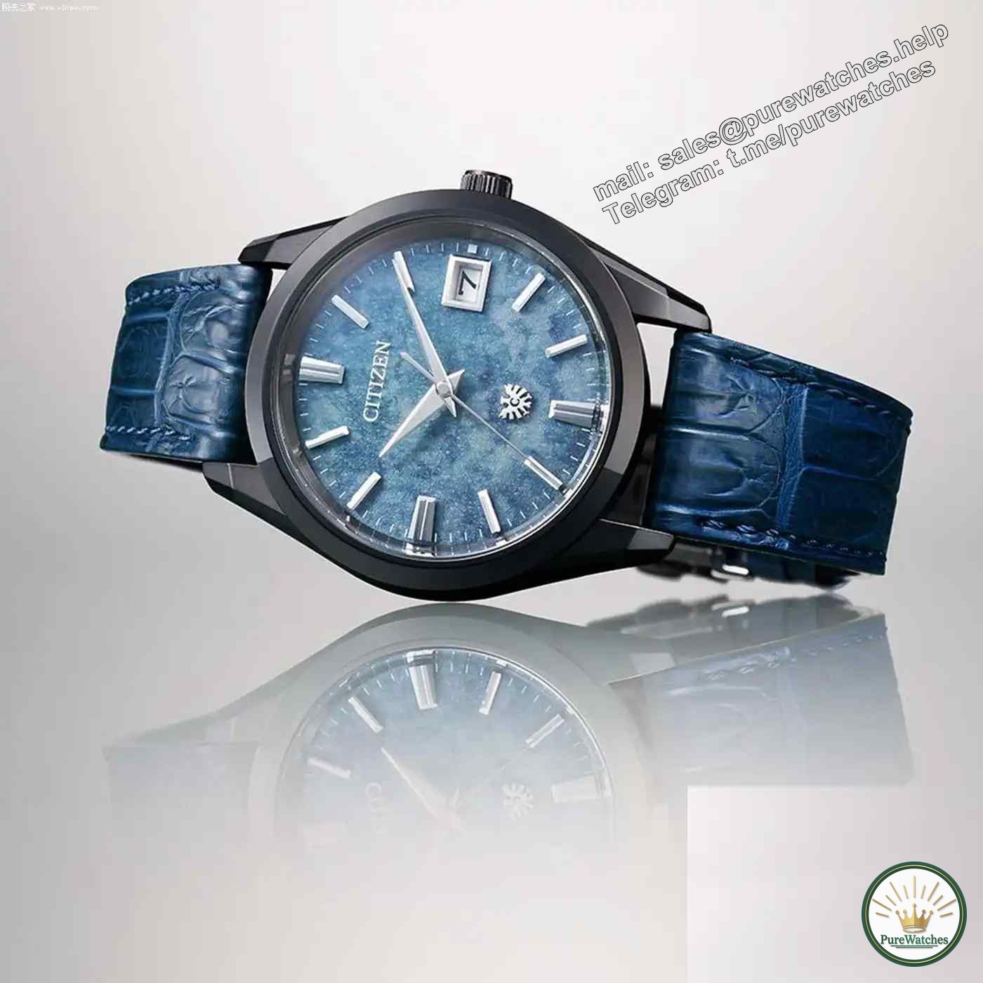 Globally limited edition! Citizen Shubot titanium light kinetic energy watch is coming, each dial is unique!