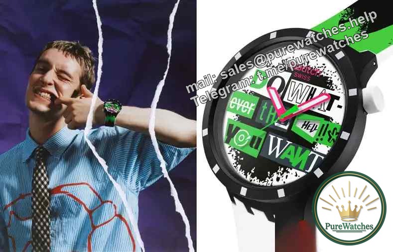 Rebellion is innocent! Swatch NO RULES series is launched shockingly, the punk watch that breaks the rules is here!