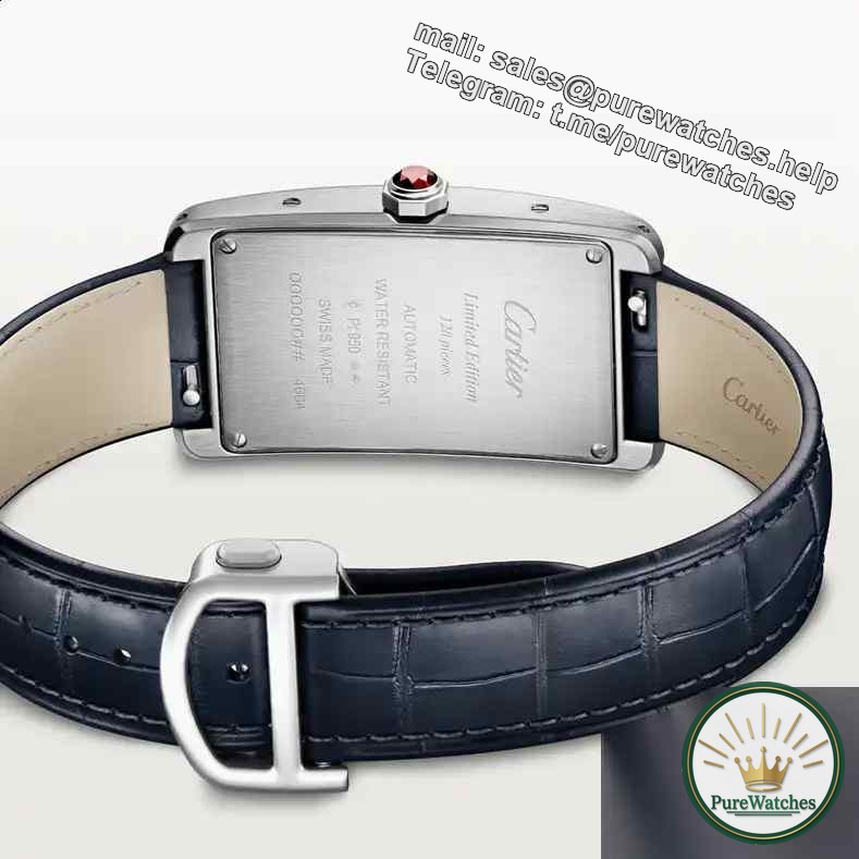 Cartier has a new work! The Tank Américaine platinum limited edition watch is first released in Europe. Only 120 pieces are sold. The collectible design amazes the audience.
