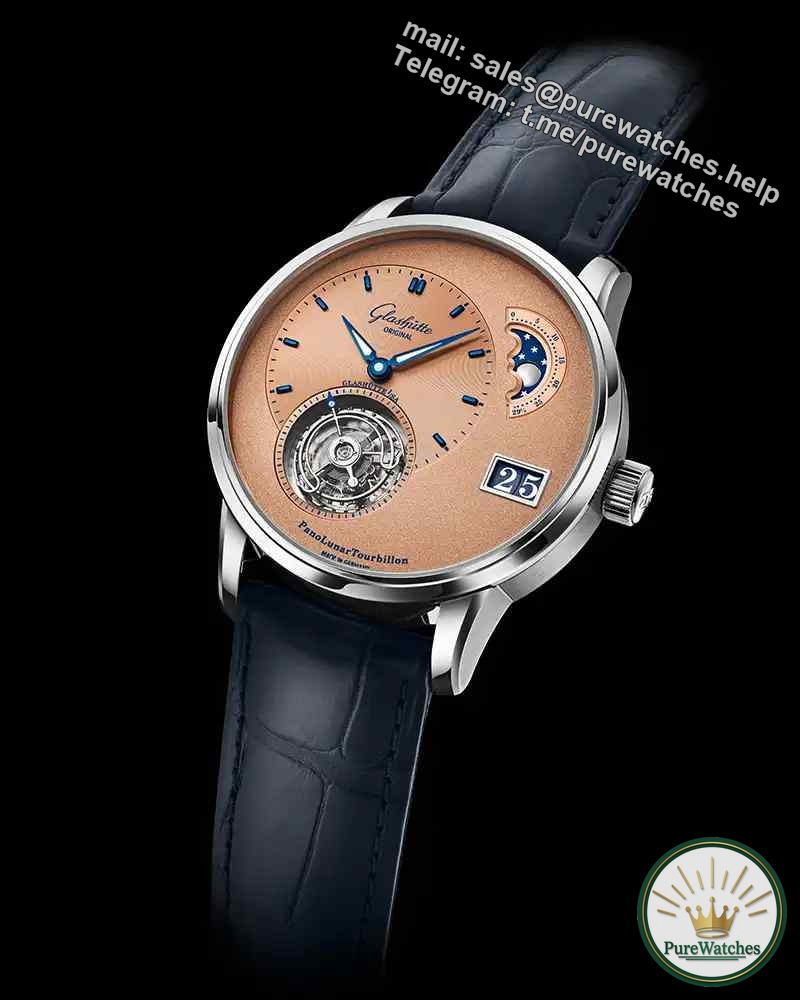 Craft revolution! Glashütte’s 2025 flagship model, flying tourbillon + moon phase large calendar, golden ratio dial is breathtakingly beautiful!