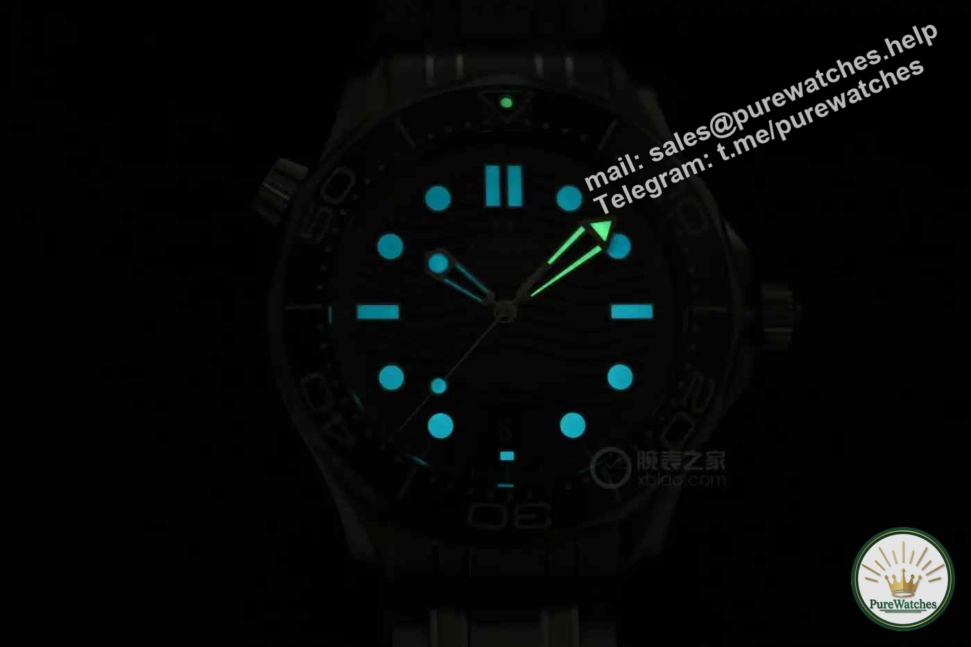 50,000 budget and close your eyes! Omega ‘Green Seamaster’ diving watch, anti-magnetic + ceramic bezel, perfect for summer!
