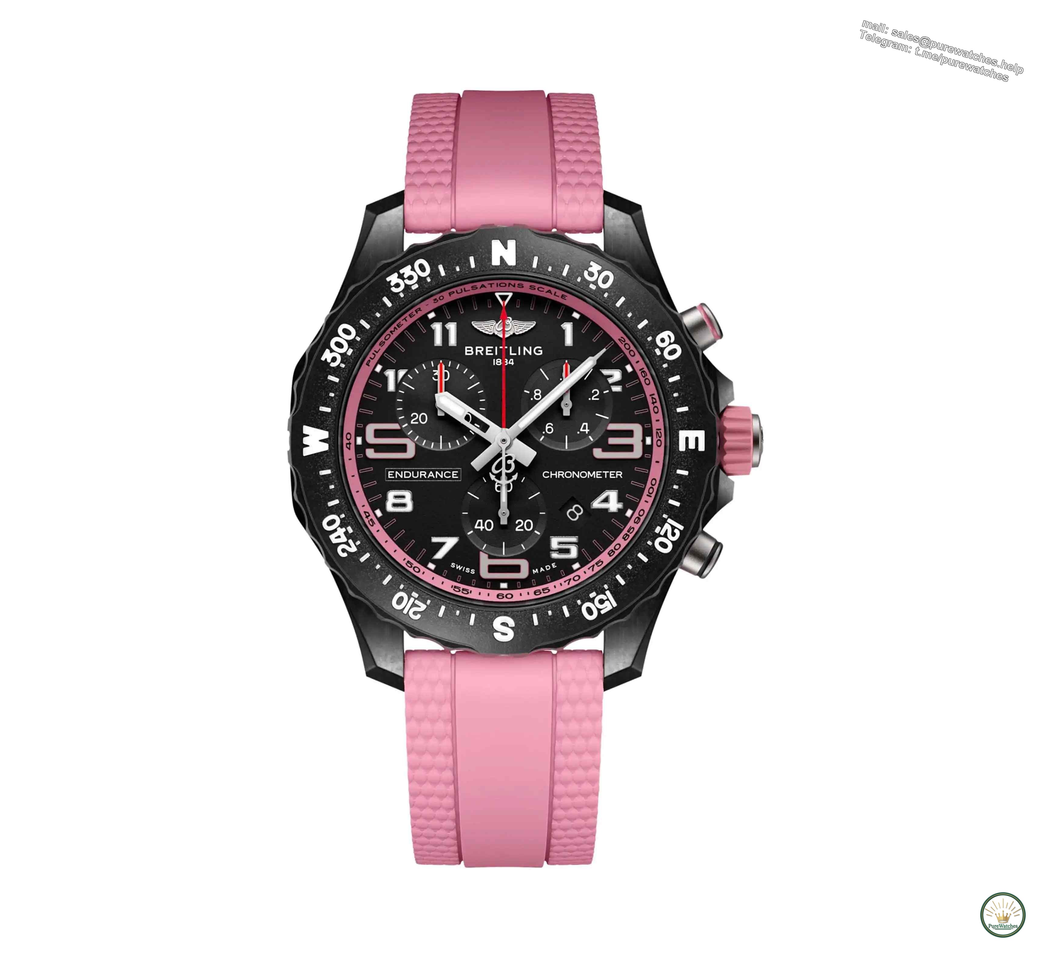 Breitling summer limited edition bombing! Electric orange VS ice blue plate, these fairy color watches will take you from the beach to the nightclub!