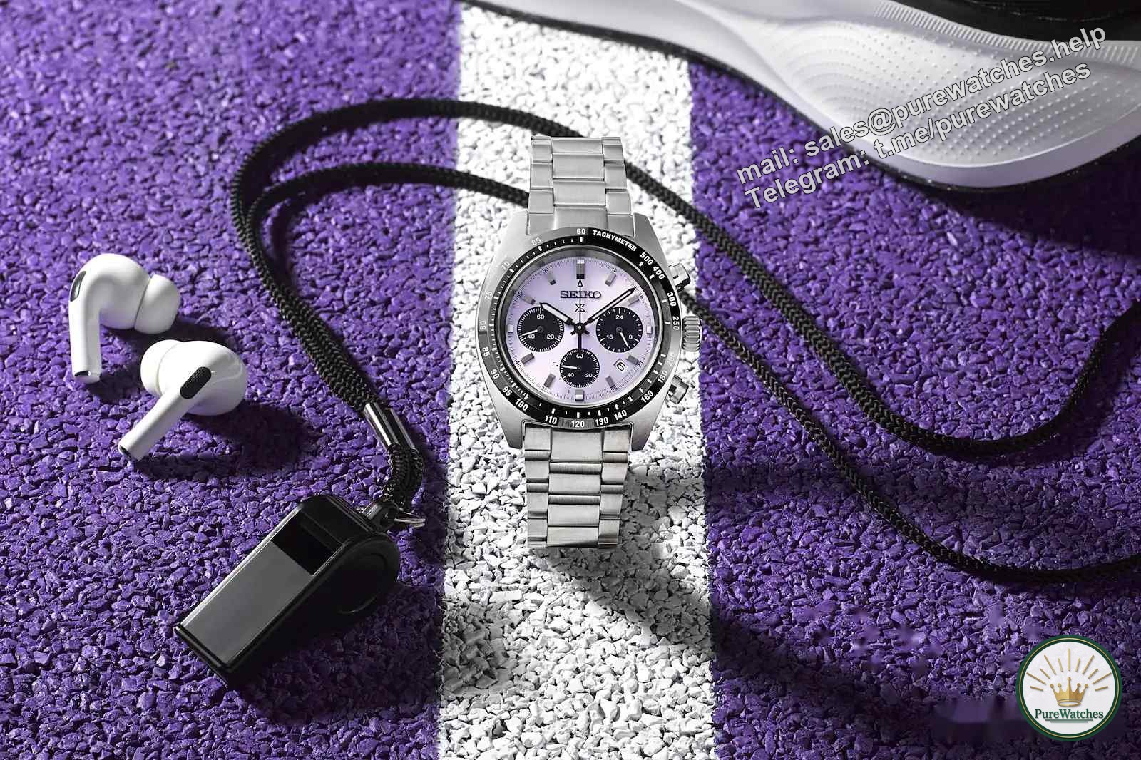 Seiko’s hottest models are coming! Edo Purple limited edition chronograph unboxing: 6 months solar battery life + luminous display, a must-have for track and field fans!