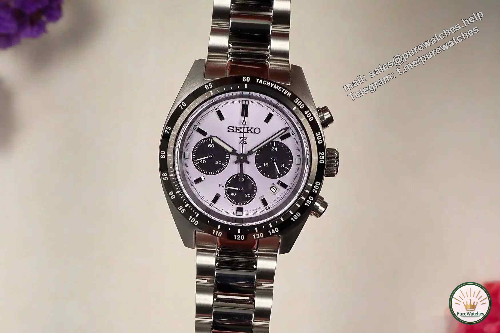 Seiko’s hottest models are coming! Edo Purple limited edition chronograph unboxing: 6 months solar battery life + luminous display, a must-have for track and field fans!