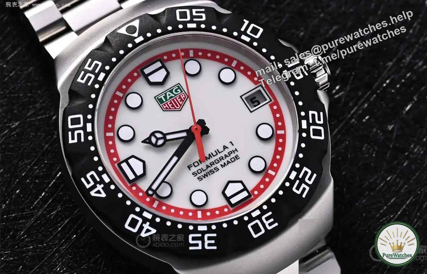 Classic reborn! The TAG Heuer Formula 1 Eco-Drive watch can be charged for 2 minutes and lasts for 1 day. Racing fans say it smells great!