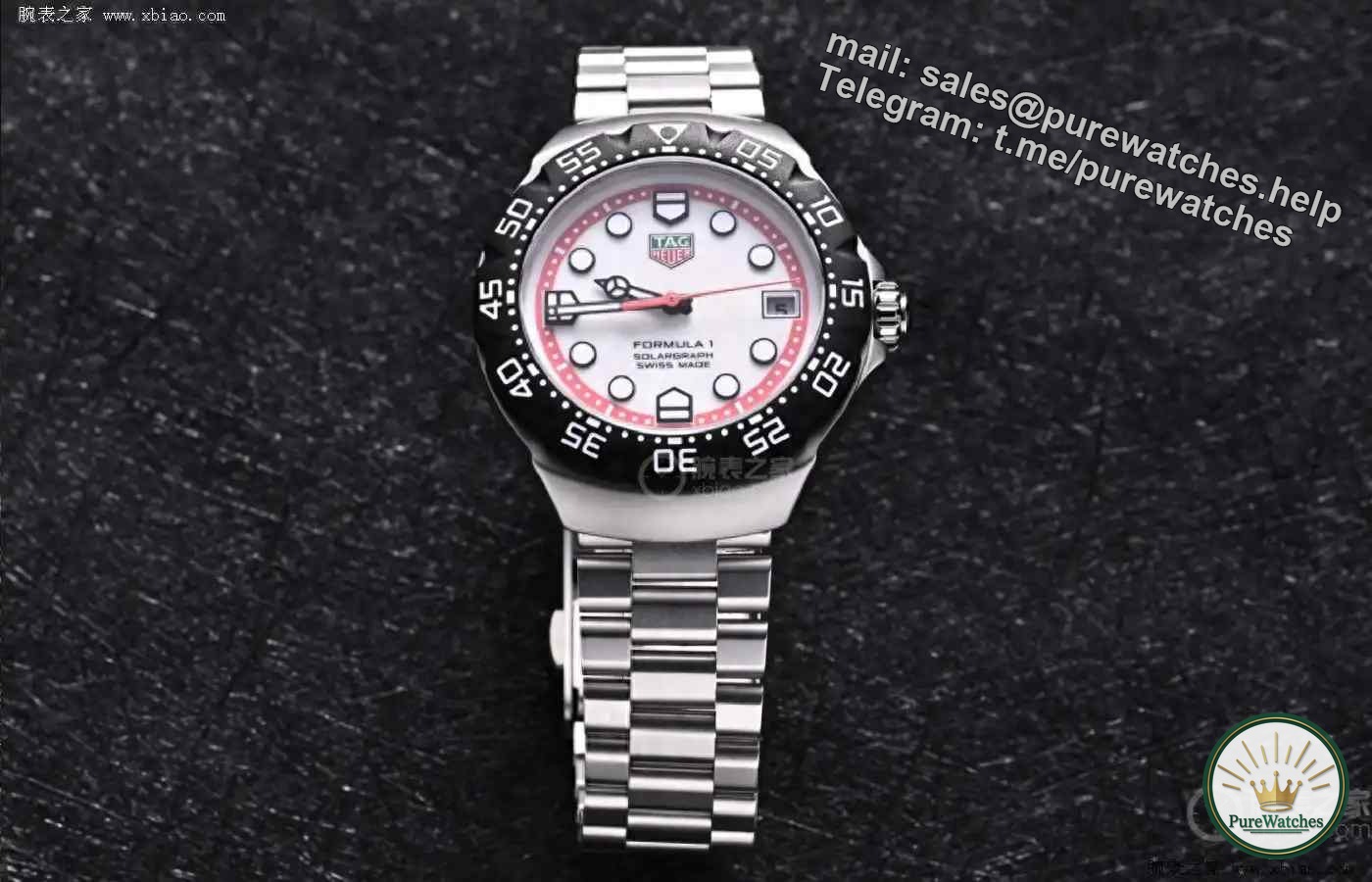 Classic reborn! The TAG Heuer Formula 1 Eco-Drive watch can be charged for 2 minutes and lasts for 1 day. Racing fans say it smells great!