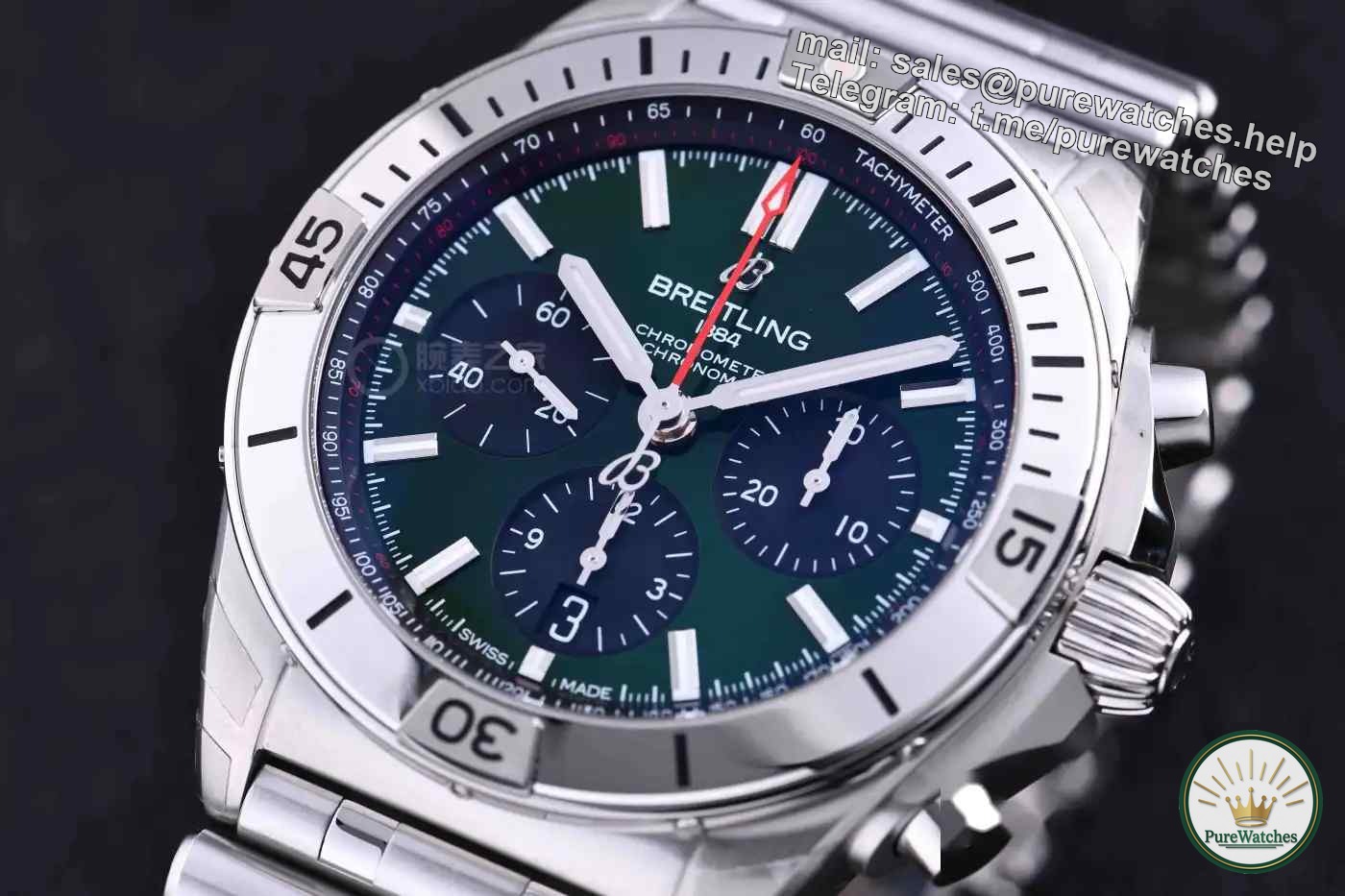 60,000 budget, close your eyes and enter! In-depth review of the Breitling Green Dial Chronograph, the 70-hour power reserve is really nice!