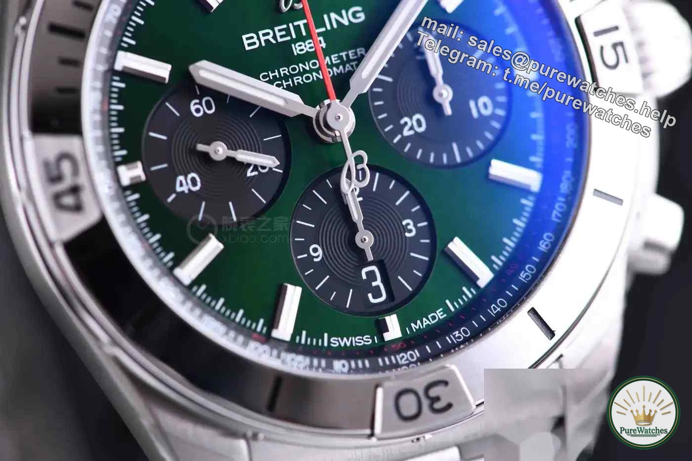 60,000 budget, close your eyes and enter! In-depth review of the Breitling Green Dial Chronograph, the 70-hour power reserve is really nice!