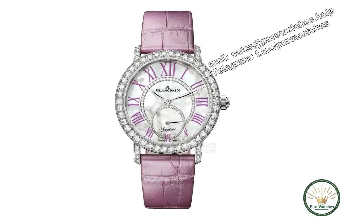 Noble purple! Three top women’s watches made a stunning debut. Who is better, Chopard, Omega and Blancpain?