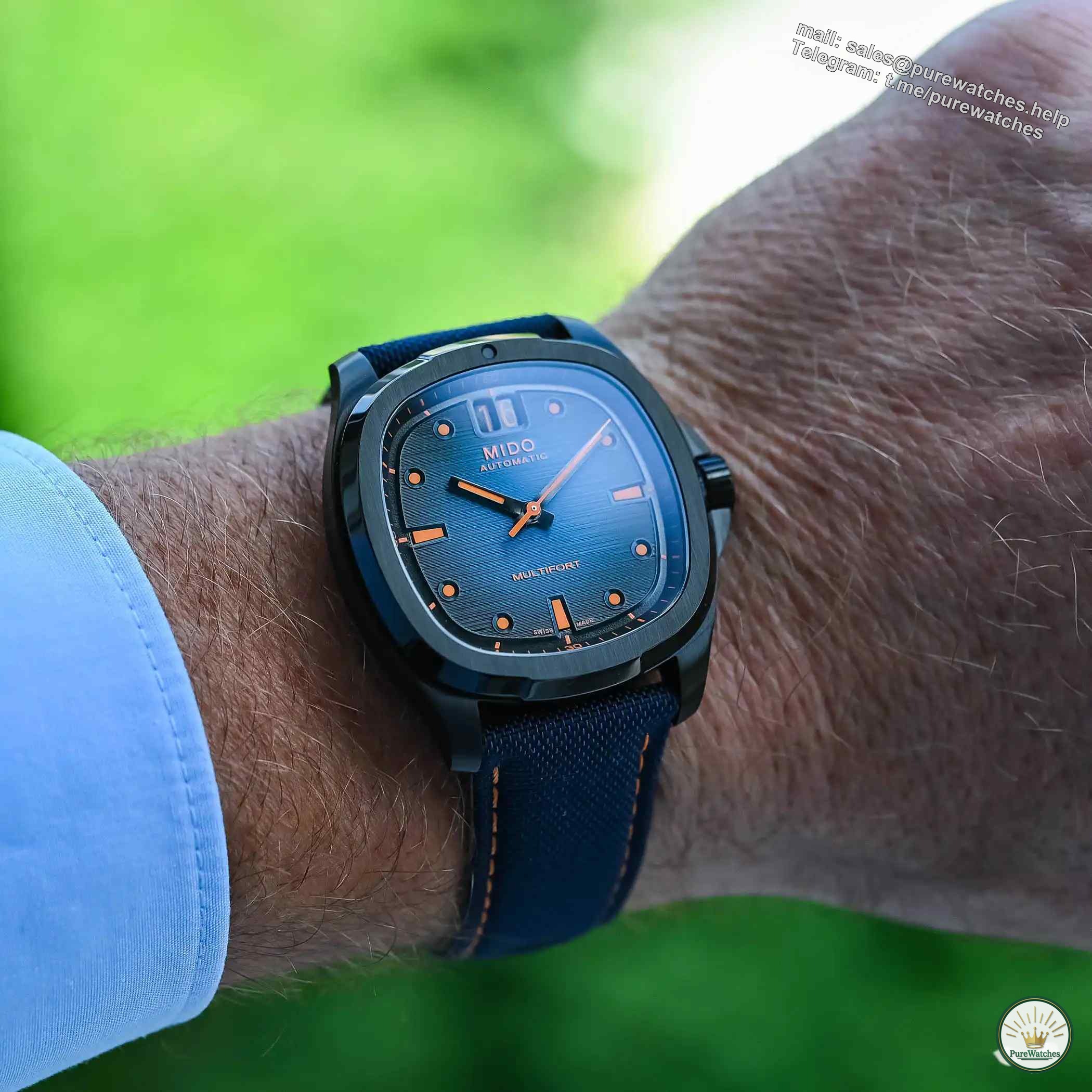 The blue and orange storm is coming! This retro sports watch from Mido is worth less than 10,000 yuan!