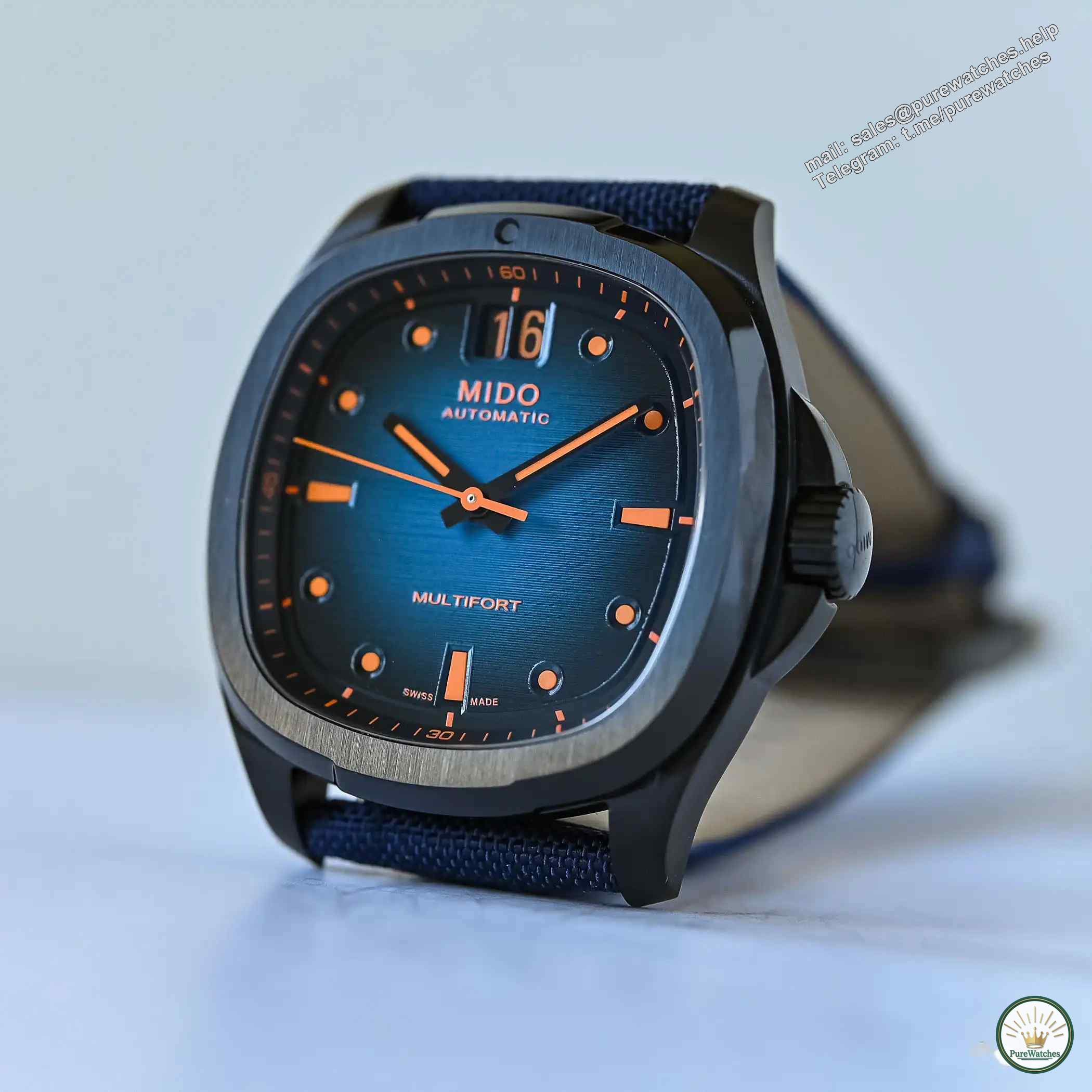 The blue and orange storm is coming! This retro sports watch from Mido is worth less than 10,000 yuan!