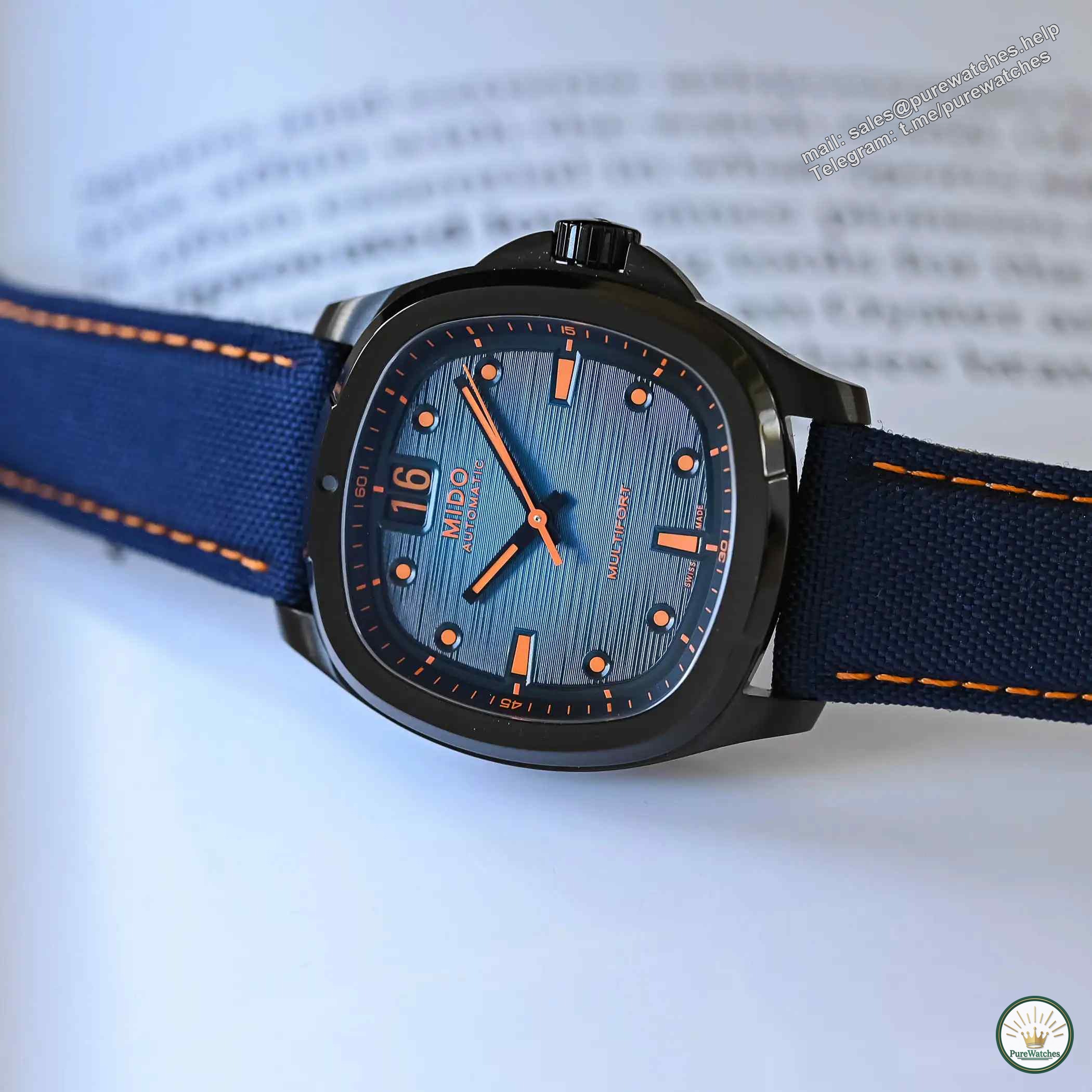The blue and orange storm is coming! This retro sports watch from Mido is worth less than 10,000 yuan!