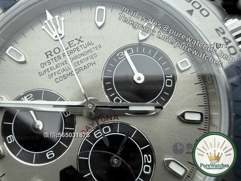 VS Factory 2025 cement gray Daytona ultimate review: heavy metal case + 4131 movement, this replica is too crazy!