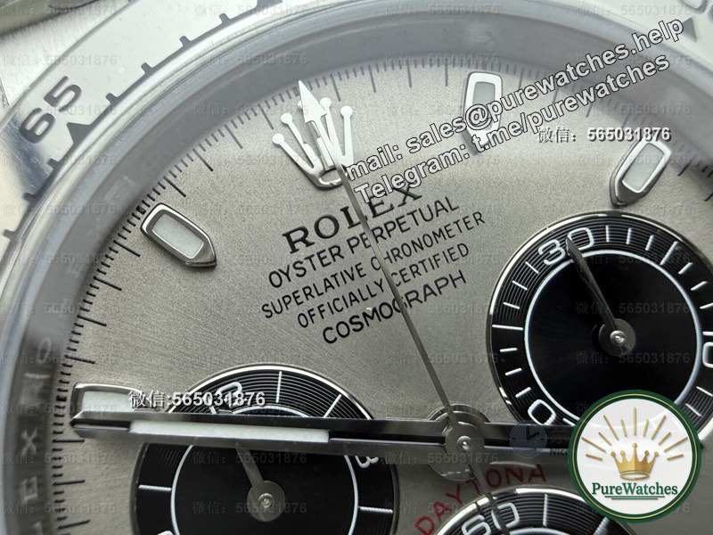 VS Factory 2025 cement gray Daytona ultimate review: heavy metal case + 4131 movement, this replica is too crazy!
