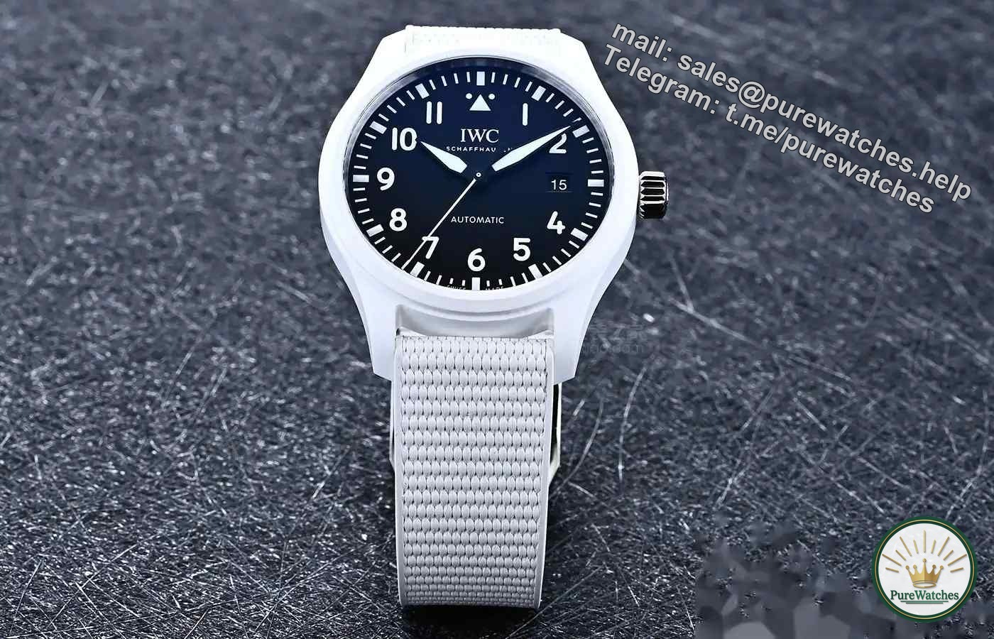 65,800 yuan is so delicious! IWC Tahoe White Ceramic Watch, small wrists can finally wear TOP GUN!