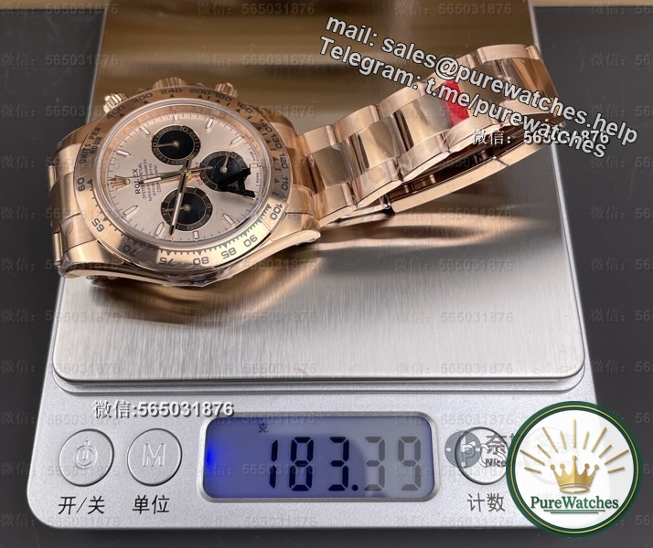 The 180g counterweight version is here! VS factory Beckham Daytona 4131 movement actual test: This time I am finally not frivolous!