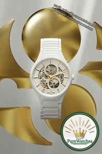 A must-have for summer! The Rado white ceramic watch is cool to the touch, wear-resistant and anti-allergic, and has a high-end feel!