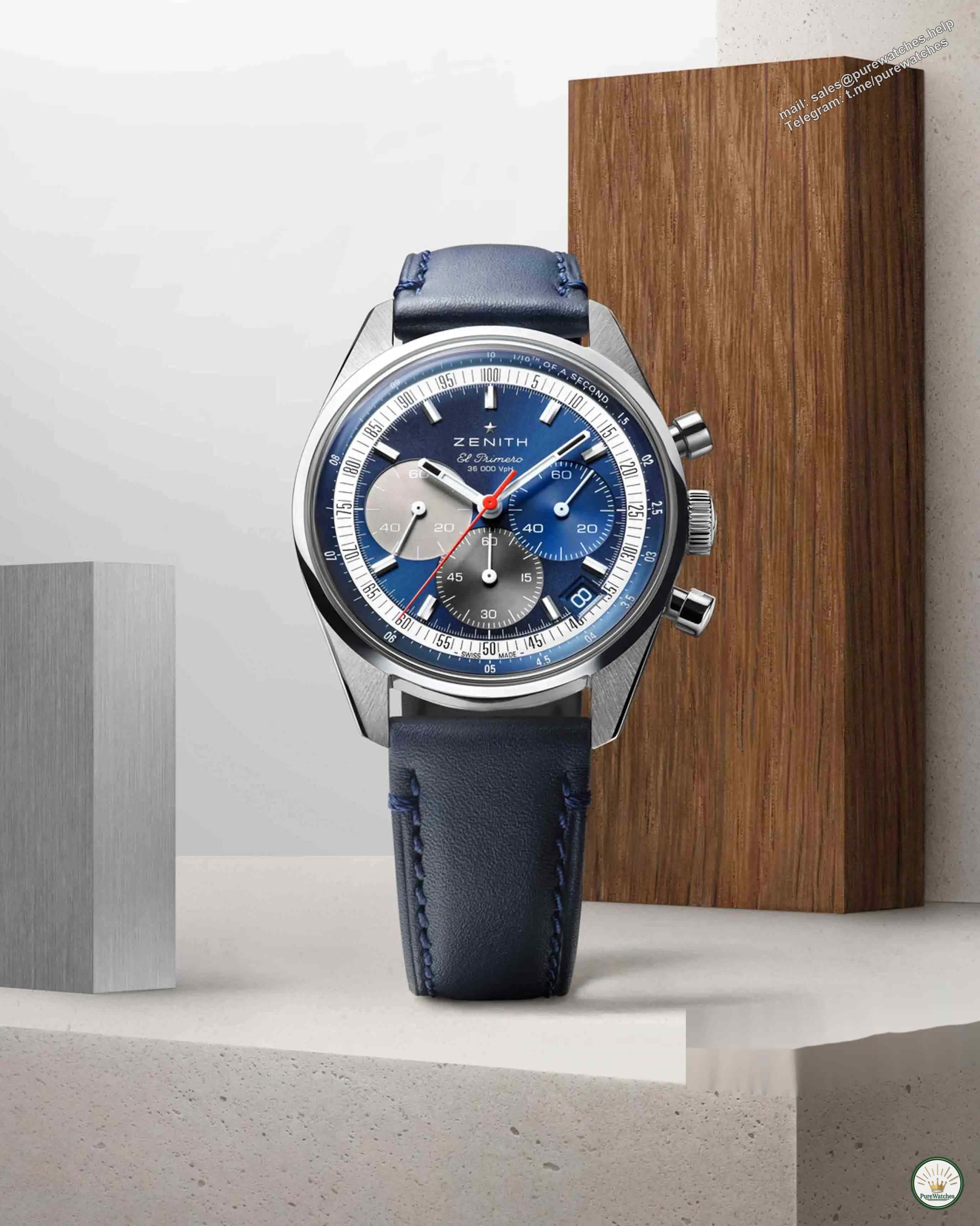 The legend is reborn! ZENITH replica A386 watch, 1/10 second timing accuracy shocked the watch industry!