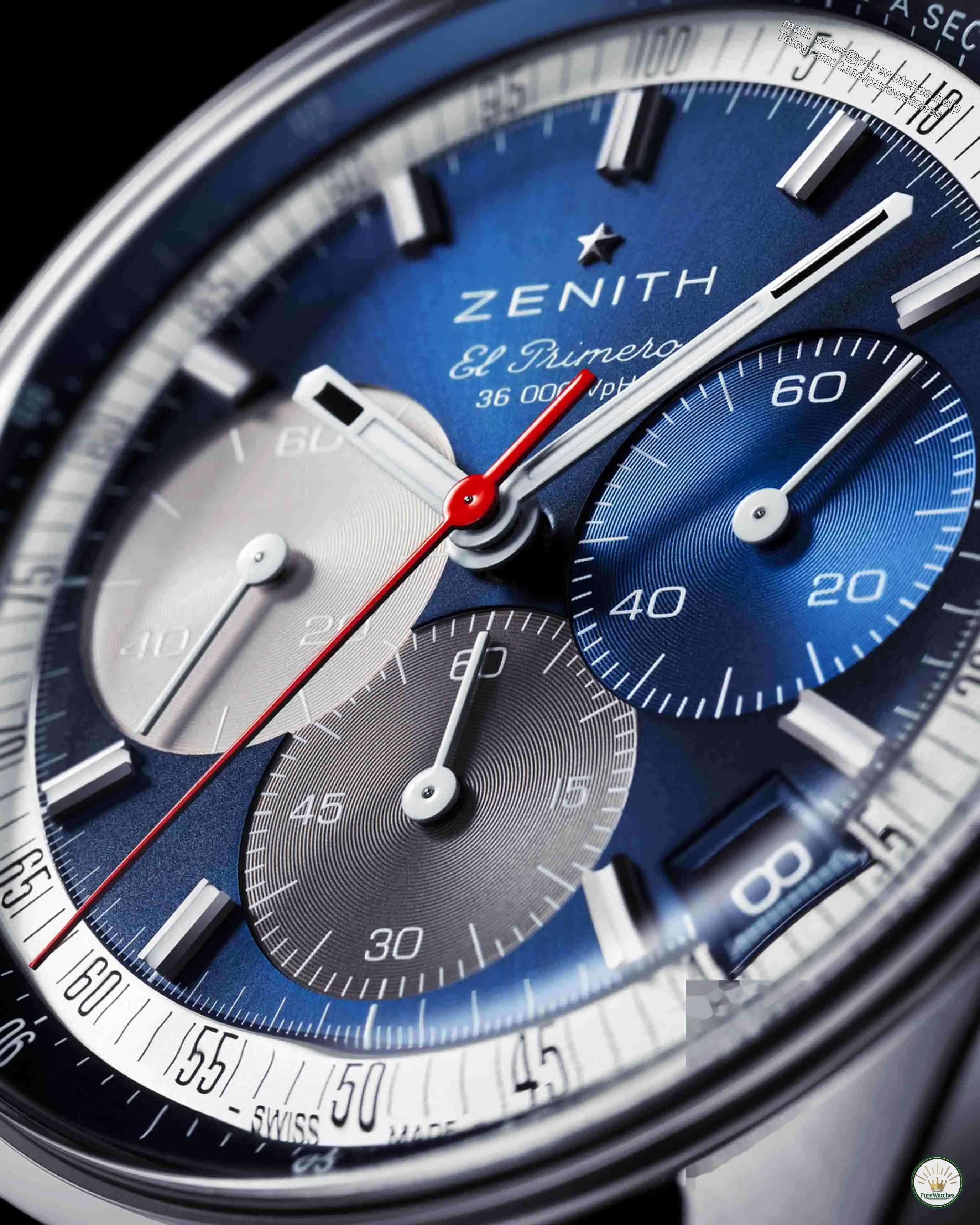 The legend is reborn! ZENITH replica A386 watch, 1/10 second timing accuracy shocked the watch industry!
