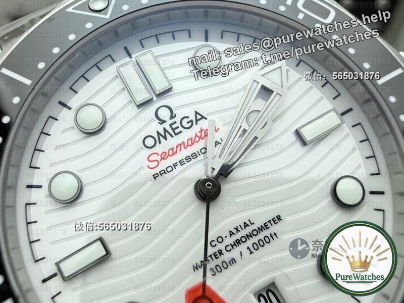 VS factory Omega Seamaster 300 White Panda V4 version has been upgraded! How powerful is the 8800 integrated movement?