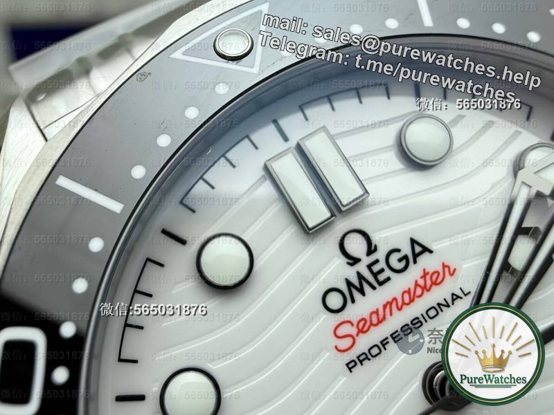 VS factory Omega Seamaster 300 White Panda V4 version has been upgraded! How powerful is the 8800 integrated movement?