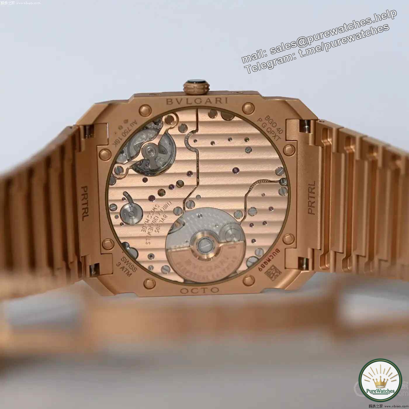 Mechanical watch fans are going crazy! Bulgari ultra-thin rose gold perpetual calendar, retrograde date + hollow hands, 5.8mm ultimate craftsmanship!