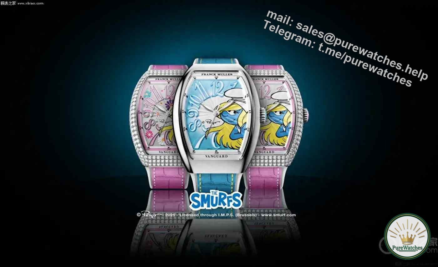 Franck Muller’s Smurfette collaboration is launched! Limited to 100 pieces worldwide, Smurf fans must grab it!