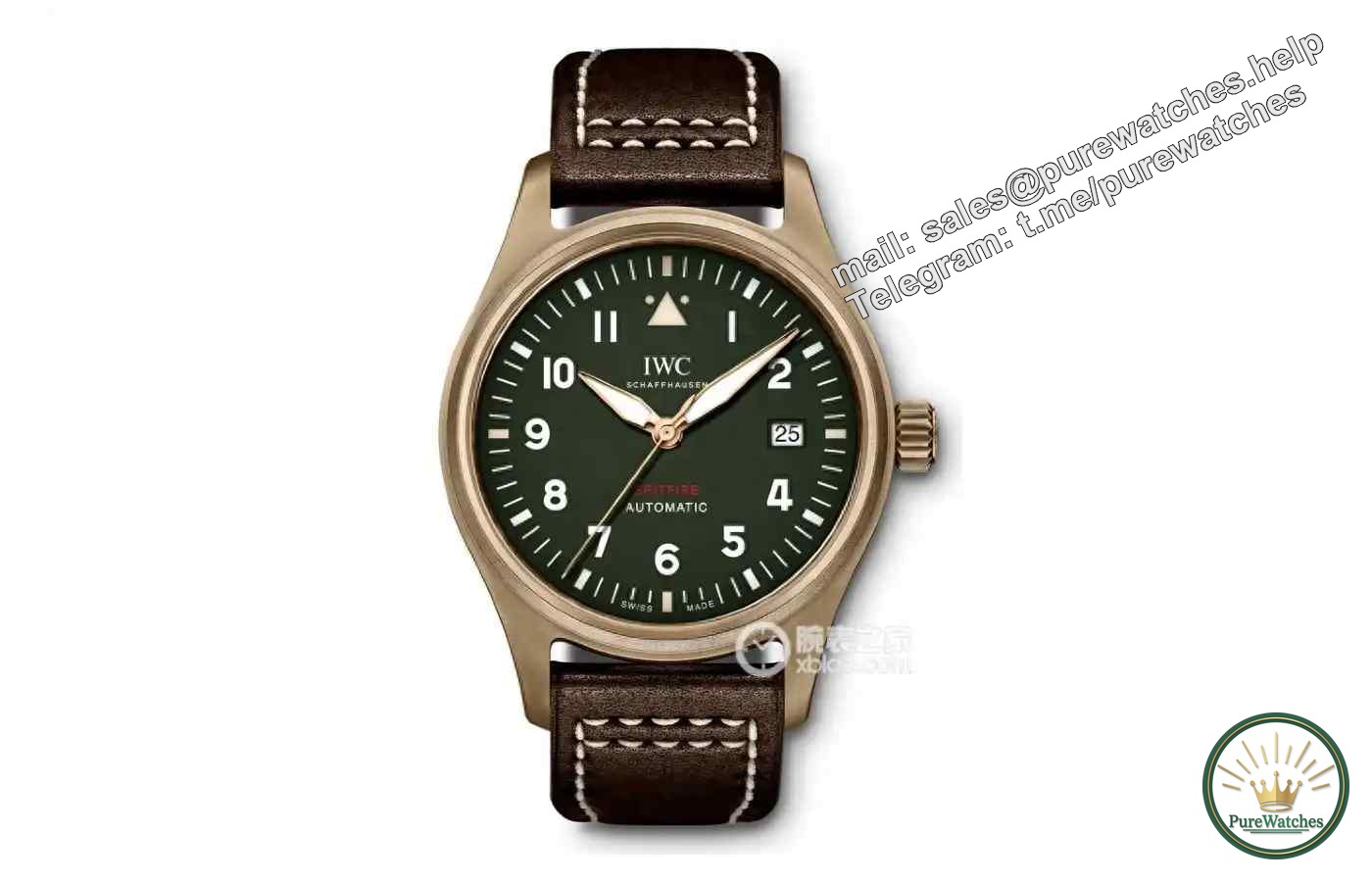 A watch that changes color! These three bronze watches become more valuable the more you wear them, and the first IWC is so handsome!
