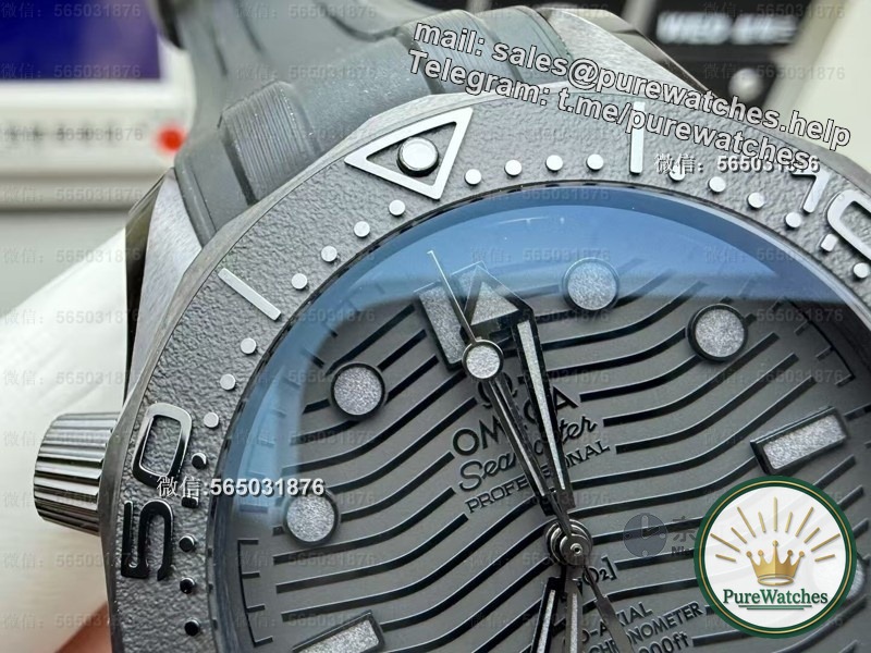 No fear of scratches! VS Haima 300 full ceramic Black Warrior review, integrated movement upgrade, luminous effect explodes!