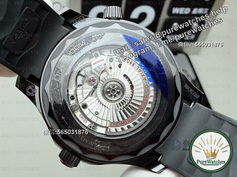 No fear of scratches! VS Haima 300 full ceramic Black Warrior review, integrated movement upgrade, luminous effect explodes!
