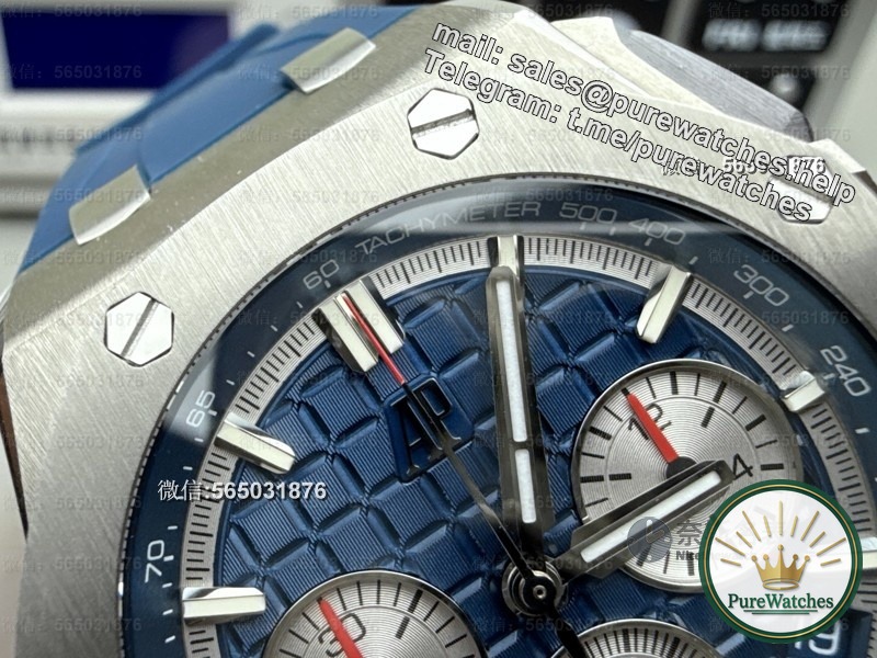 A must-see for Audemars Piguet players! APS26420 compared to the original: CD pattern disk + blue-coated mirror, the details are amazing!