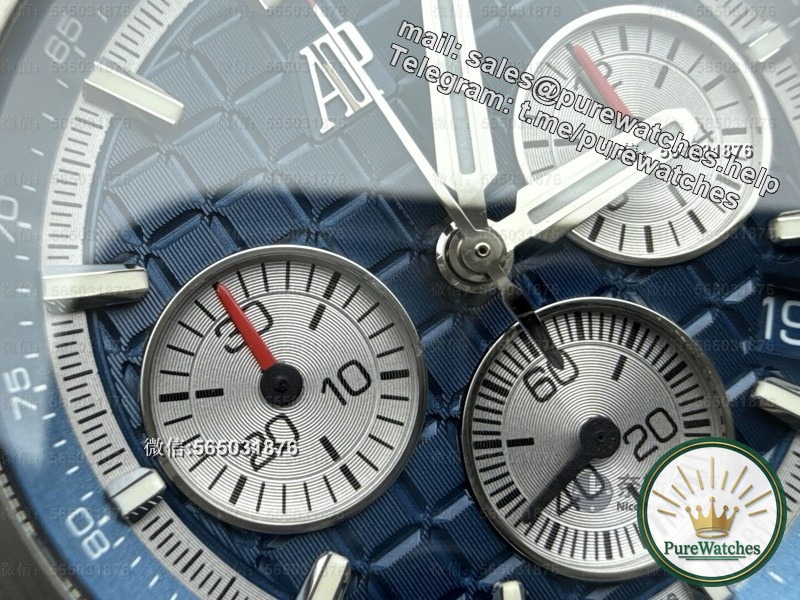 A must-see for Audemars Piguet players! APS26420 compared to the original: CD pattern disk + blue-coated mirror, the details are amazing!