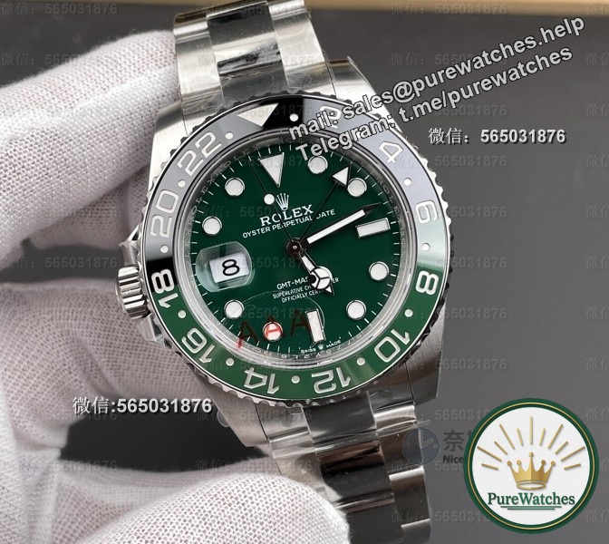 VS factory Greenwich GMT “Sprite Circle” left-hander review: Can the new green disk surface and workmanship surpass the original version?