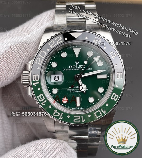 VS factory Greenwich GMT “Sprite Circle” left-hander review: Can the new green disk surface and workmanship surpass the original version?