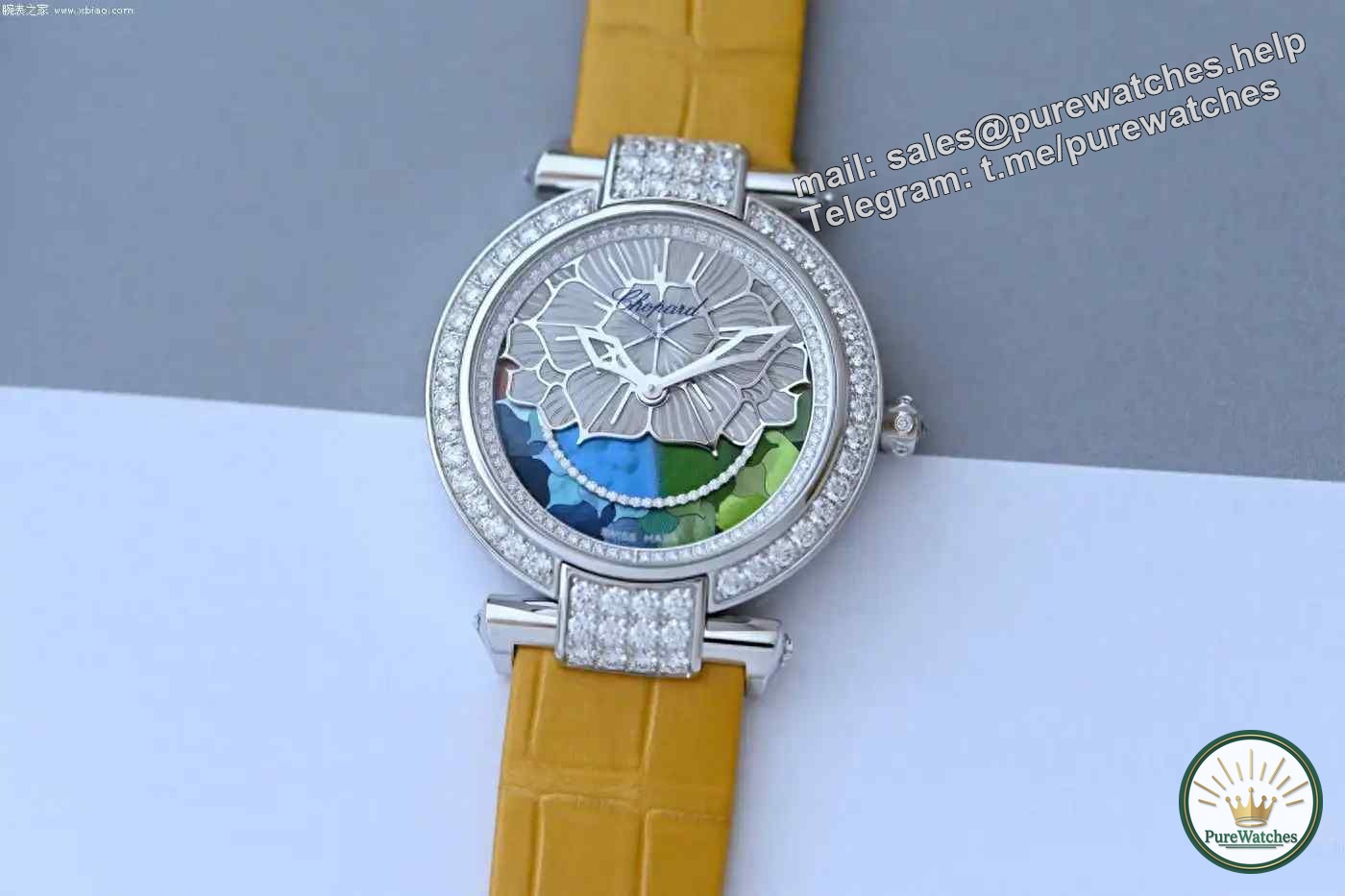 Wearing it is a status symbol! Chopard’s new diamond-set Four Seasons watch is limited to 25 pieces, and the dial is breathtakingly beautiful!