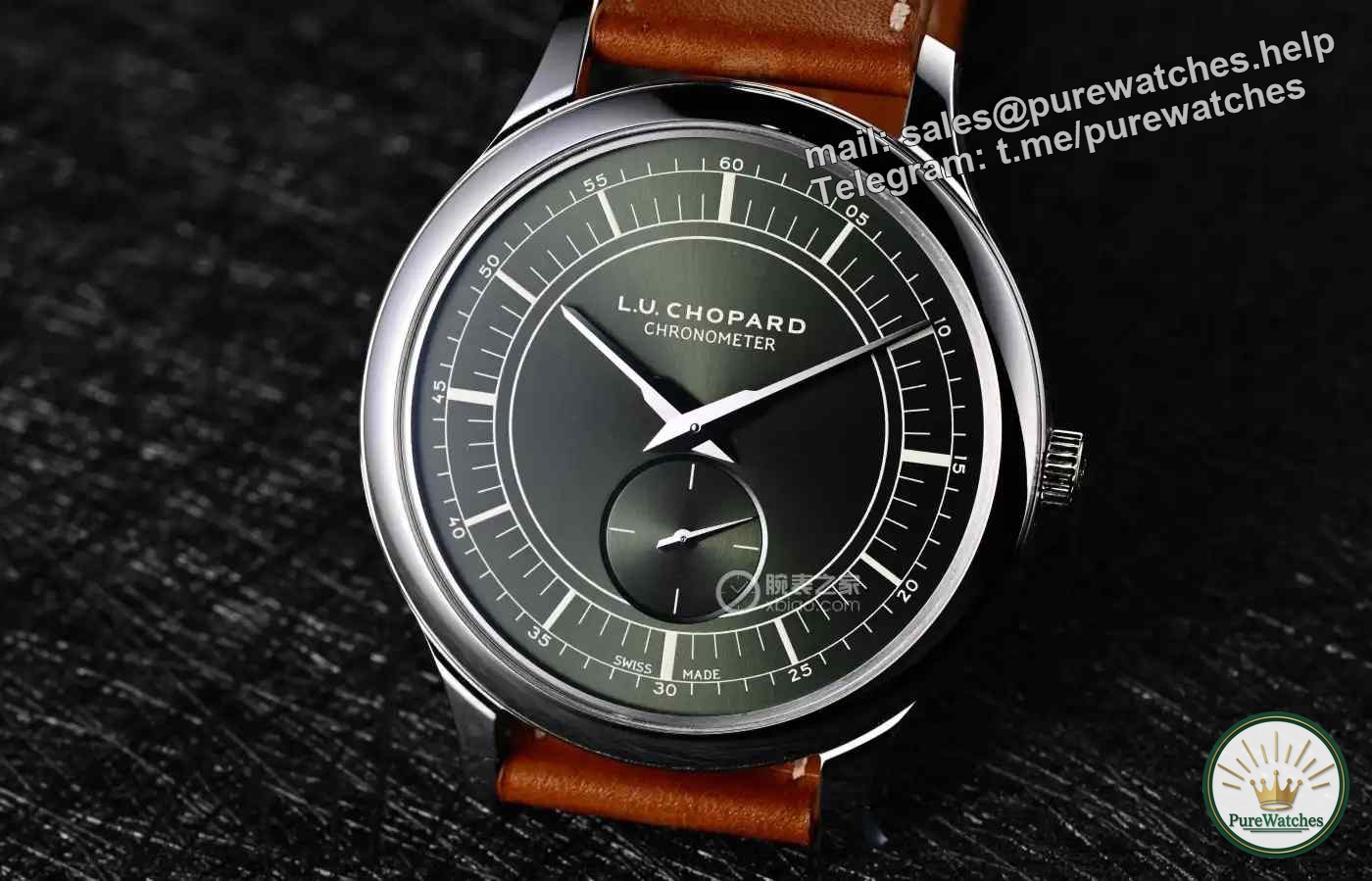 Invincible within a hundred thousand! Chopard L.U.C forest green formal watch, Geneva origin + observatory certification!