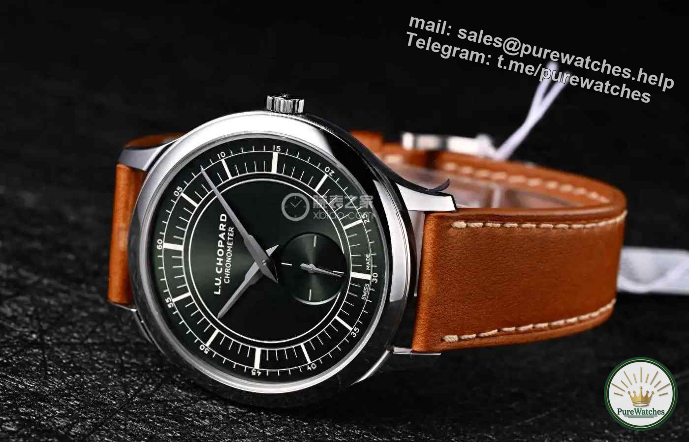 Invincible within a hundred thousand! Chopard L.U.C forest green formal watch, Geneva origin + observatory certification!