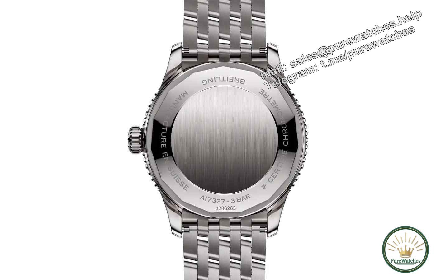 Specially made for goddesses! The Breitling Navitimer 36mm British Special Edition mother-of-pearl dial is stunning!