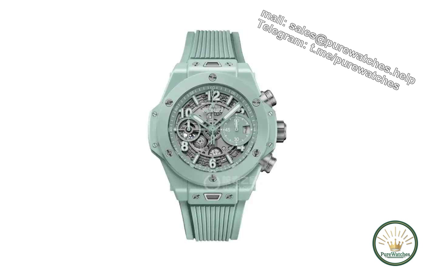 A must visit this summer! The three mint green watches are cool and full of luxury, making you instantly become a fashionista when you put them on!