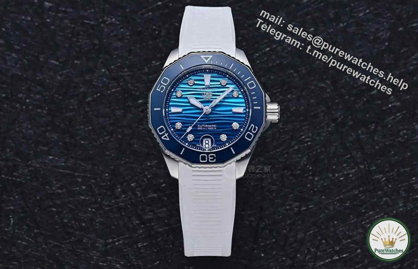 The most beautiful diving watch this summer! TAG Heuer’s 36mm gradient diamond-engraved diving watch, over 30,000, coexists elegance and strength!